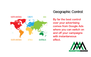 Geographic Control Of Ads